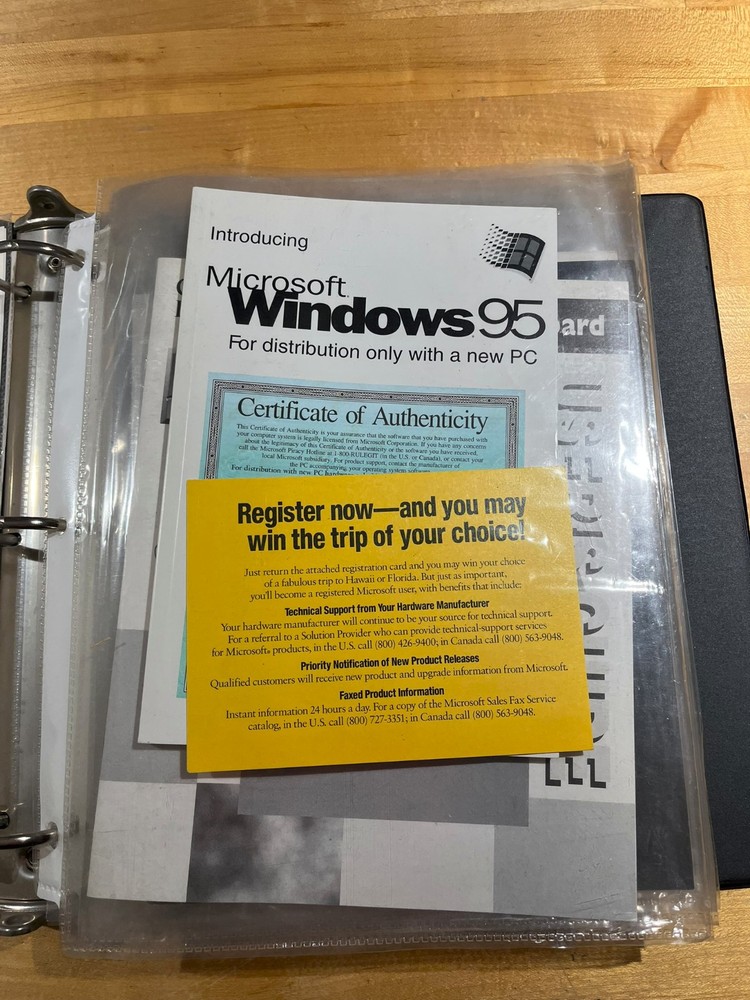 Gateway 2000 P5-120 Manuals and Papers in Binder