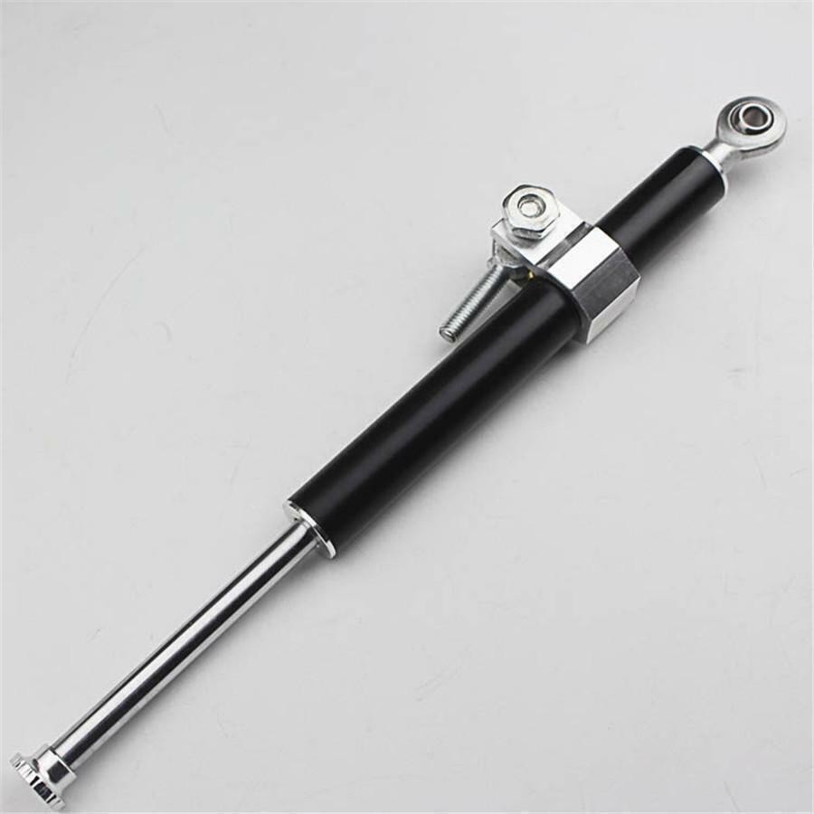 330mm Aluminum Motorcycle ATV Steering Damper 6 -Way Adjust Stabilizer Linear US