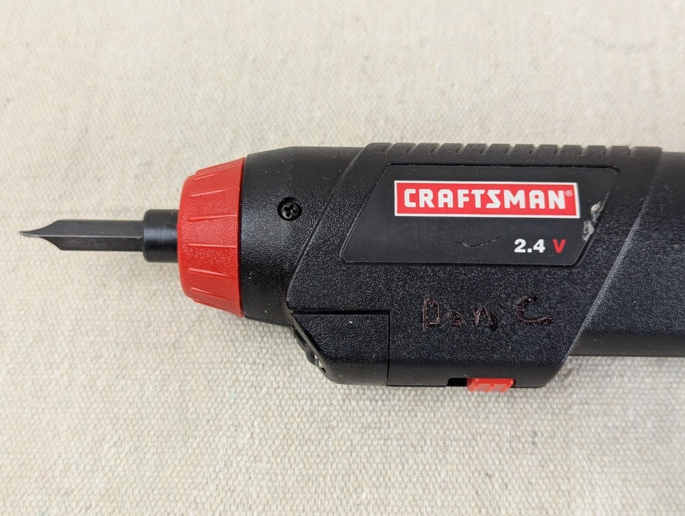 Sears Craftsman Cordless Screwdriver Adjustable Handle Model 315 Missing Cradle