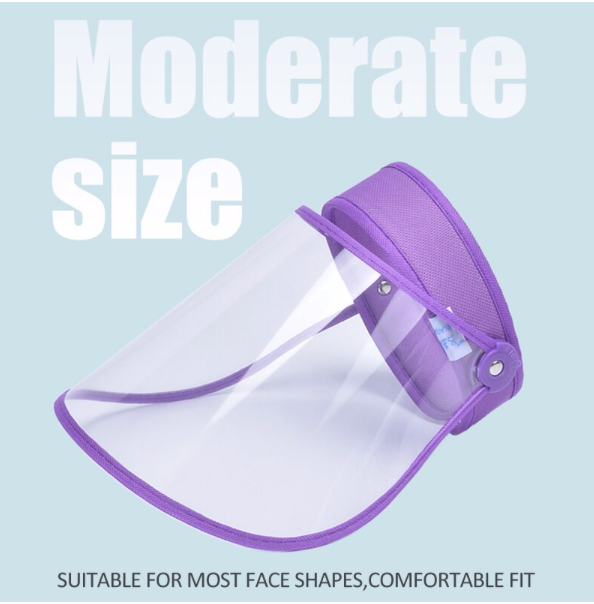 2 Face Visor / Face Shield Protetive Adjustable Face Shield with Headband Clear