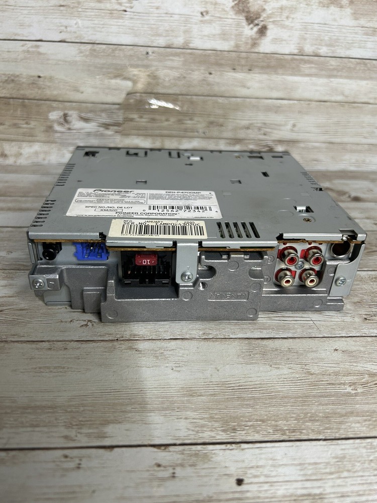 PIONEER DEH-P4700MP Missing Face Plate Receiver Only