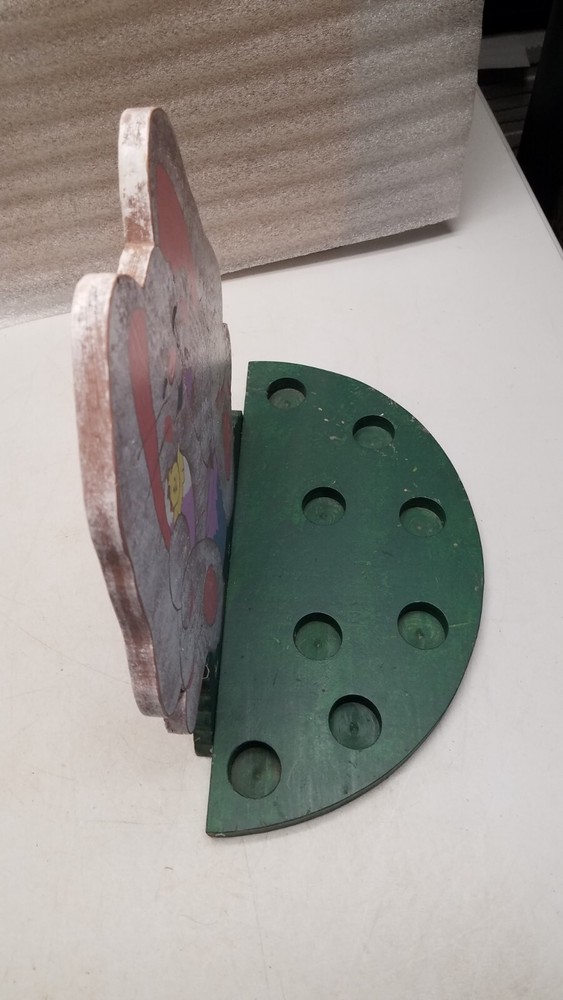 Handmade Wooden Easter Bunny Easter Egg Holder (M)