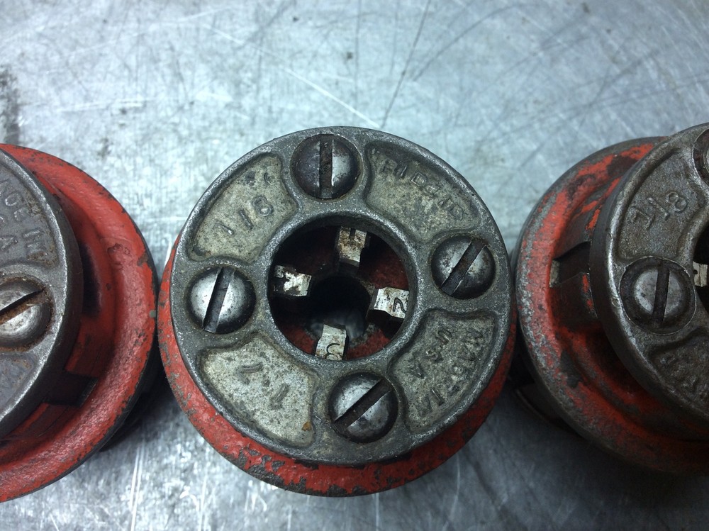 Ridgid 1/8” NPT Pipe Threaded Head Dies 00R
