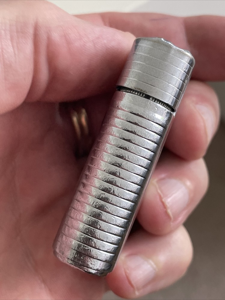 Vintage Ronson Pocket Cigarette Lighter Requiring A Full Service