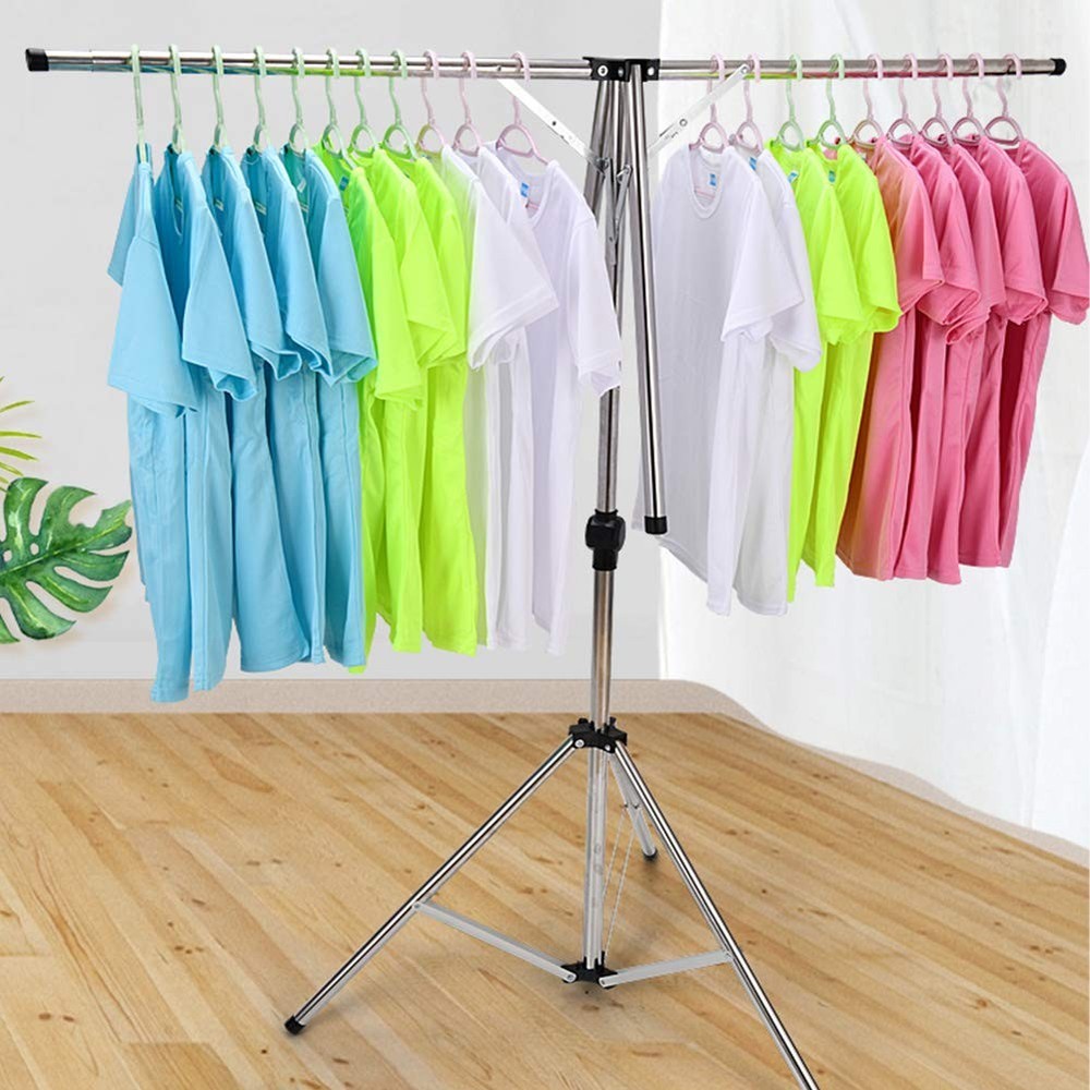 Collapsible Clothes Rack Foldable Portable Space Saving Clothes Drying Rack H...