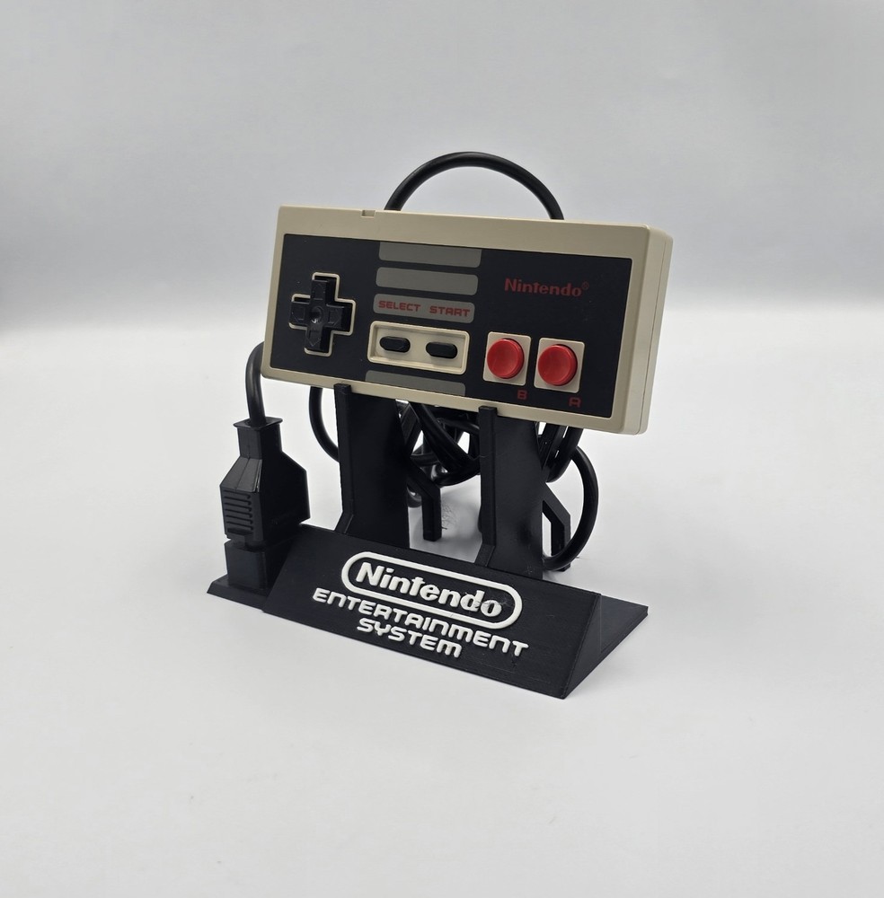 Nintendo Entertainment System NES Controller Display Stand - 3d Printed