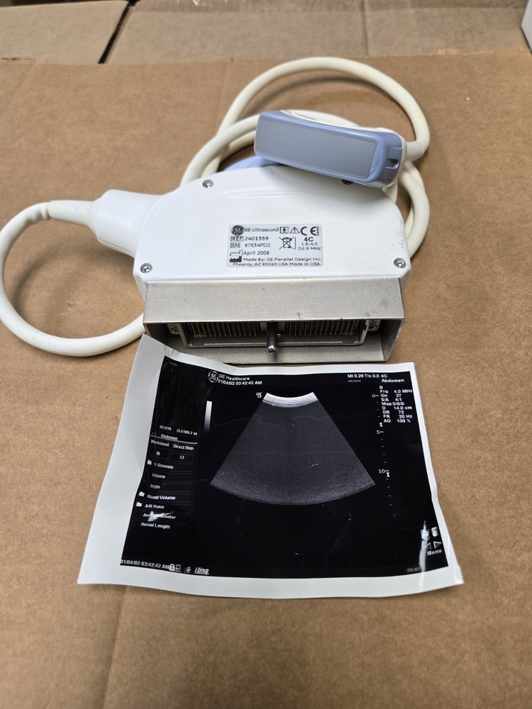 GE 4C Ultrasound Transducer Probe Convex Array used working condition