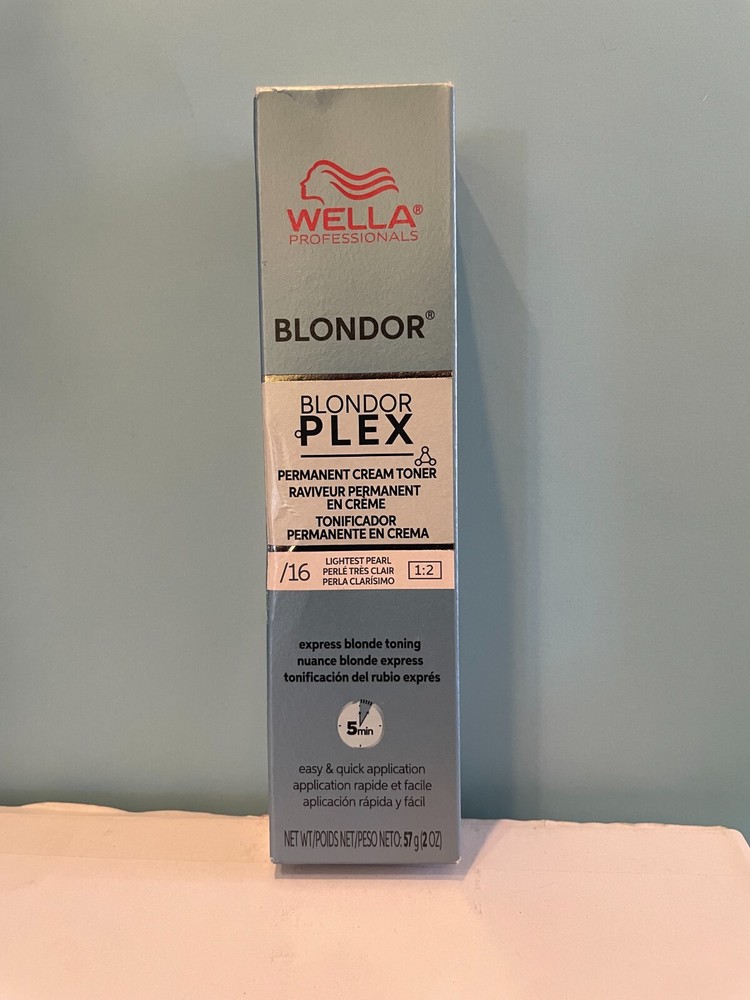 Wella Blondor Plex Permanent Cream Toner 2oz (Select Shade) New & Authentic