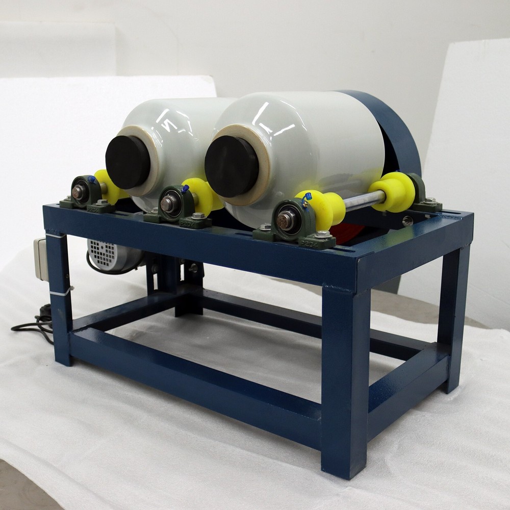 Horizontal Ball Mill 220V Laboratory Inks Glazes Grinder Ceramic Making Tools US