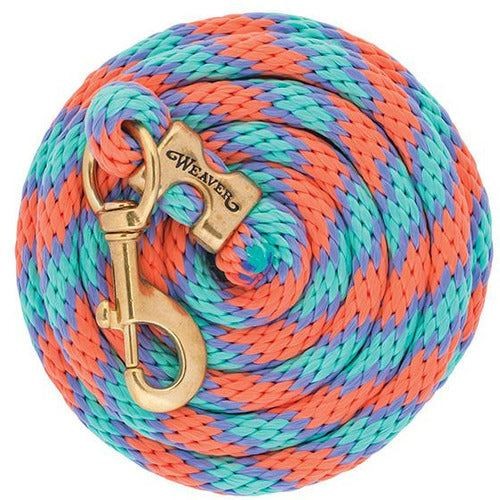 Weaver 10' Poly Lead Rope with Solid Brass Snap