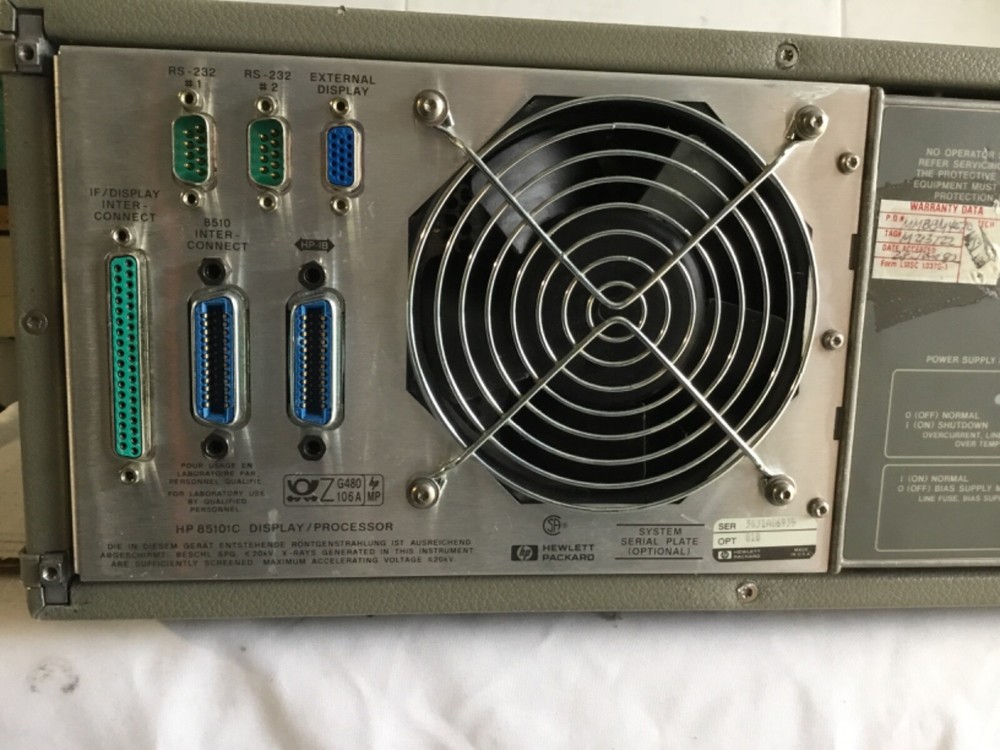 Agilent HP Keysight 8510C Network Analyzer Display Processor SELLING AS IS