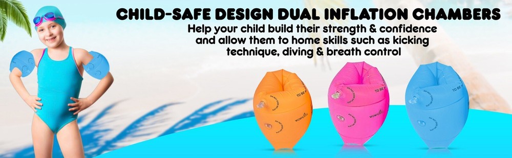 Kids Stuff Swim Arm Bands (2 Sets With Two Donuts) ￼