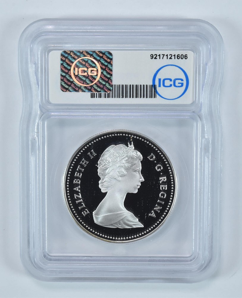 1982 Canada Silver Dollar Regina PR69 DCAM ICG