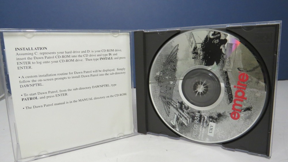 DAWN PATROL (1994) CD-ROM EMPIRE INTERACTIVE EXCELLENT CONDITION