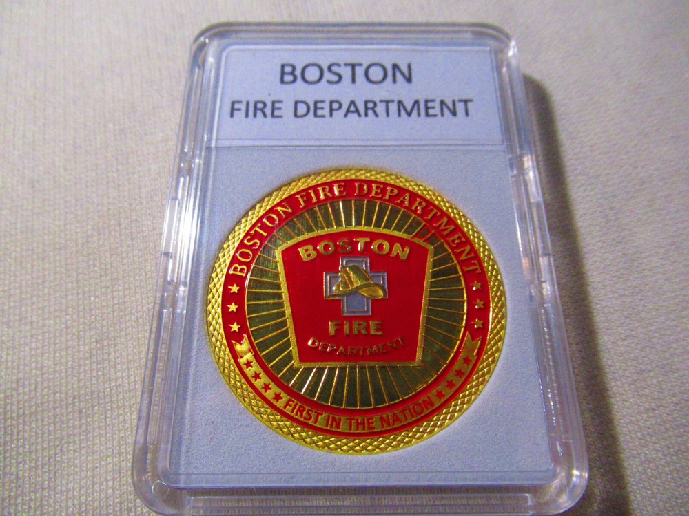 BOSTON Fire Dept. Challenge Coin