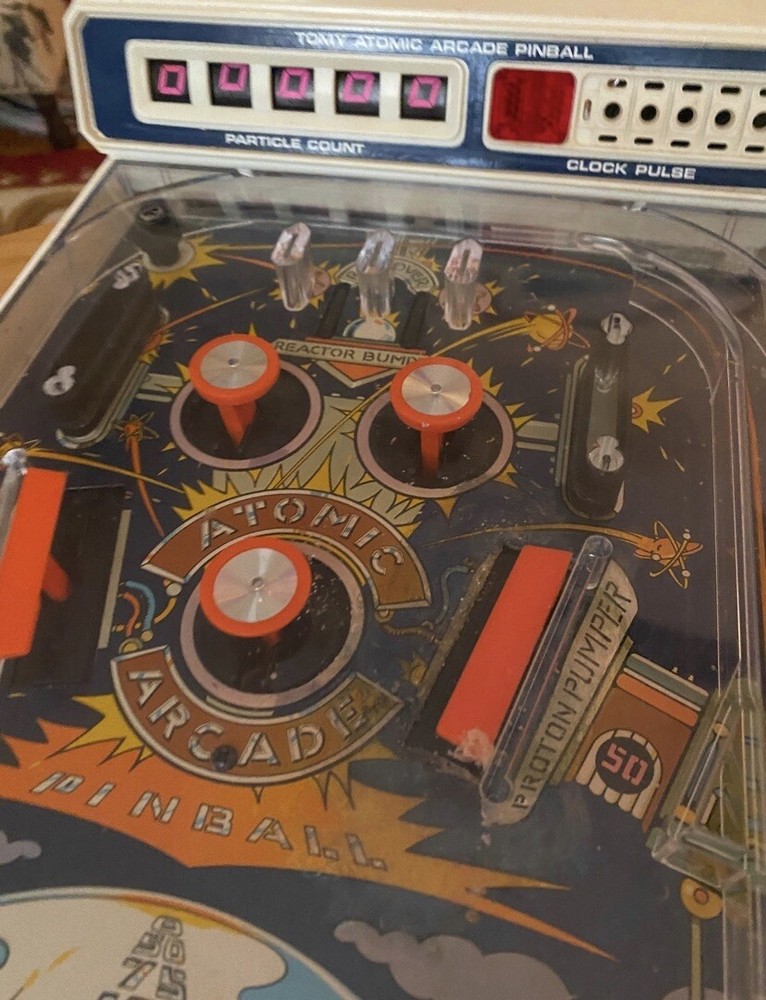 Atomic Arcade pin ball machine, 1979 Made in Japan