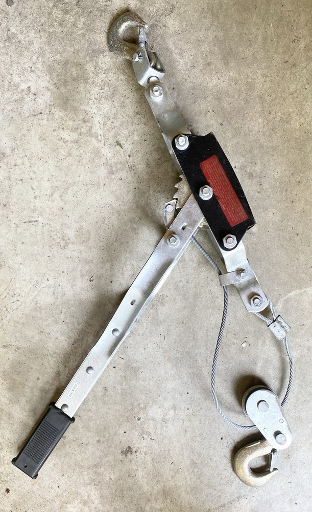 USED COME ALONG WINCH MAXLIFT UNDER 4 TON/PULL FORCE 400 KG