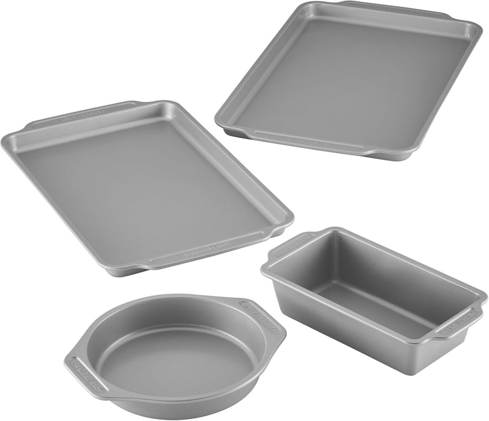 Nonstick Bakeware Set Includes Cookie Sheets/Baking Cake Muffin & Bread Pan 8