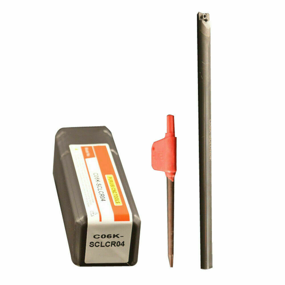 C06K-SCLCR04 6×125mm Solid carbide shock tool Shockproof hole turning For CCMT04