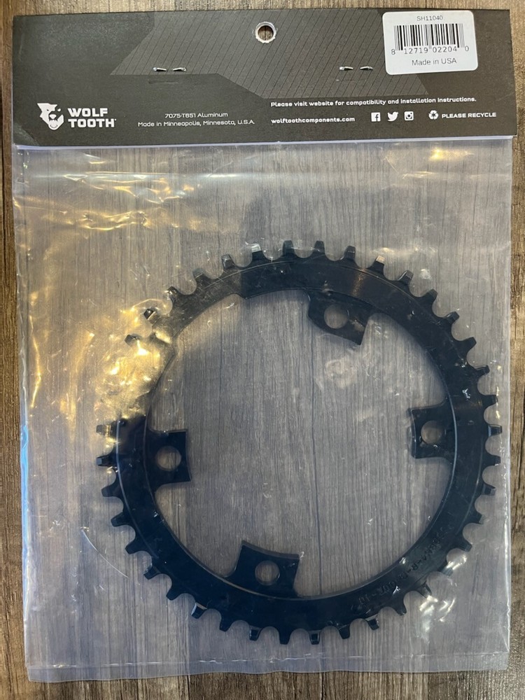 Wolf Tooth Drop-Stop Chainring, 110 BCD, 40T