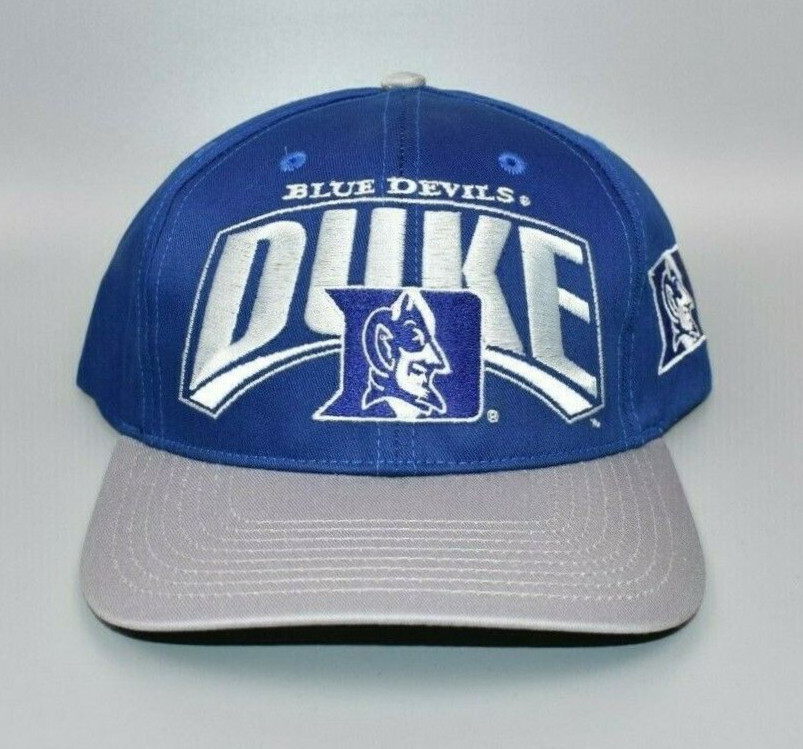 Duke Blue Devils Vintage 90's Twins Enterprise Snapback Cap Hat - NWT