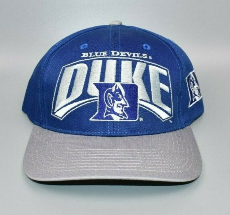 Duke Blue Devils Vintage 90's Twins Enterprise Snapback Cap Hat - NWT