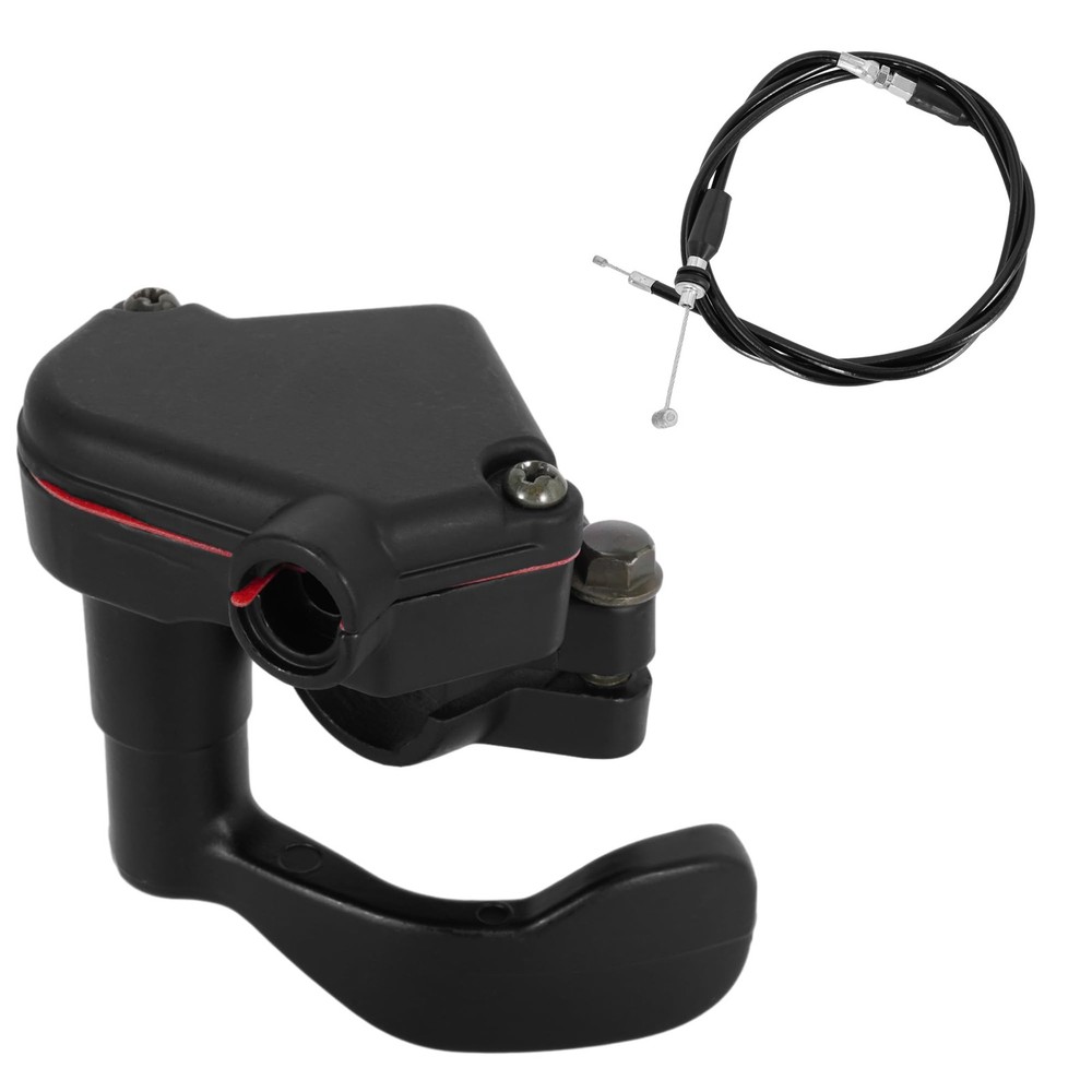 RUTU 7/8'' 22mm Thumb Throttle Cable Accelerator Handle Natural Finish