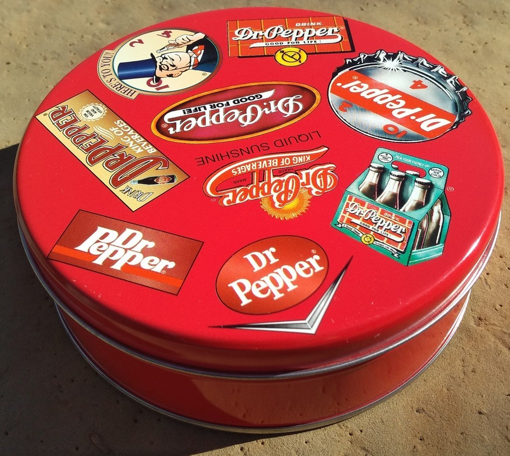 Dr Pepper Empty Tin