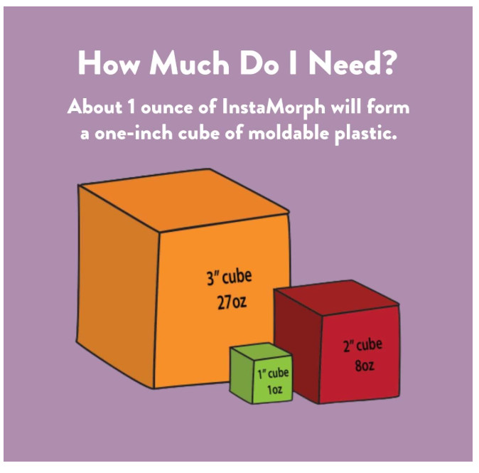 InstaMorph - Moldable Plastic - 3 oz