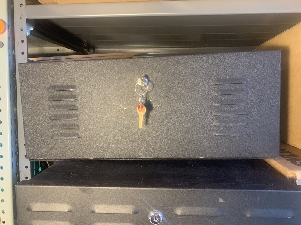 Metal lock box for camera system