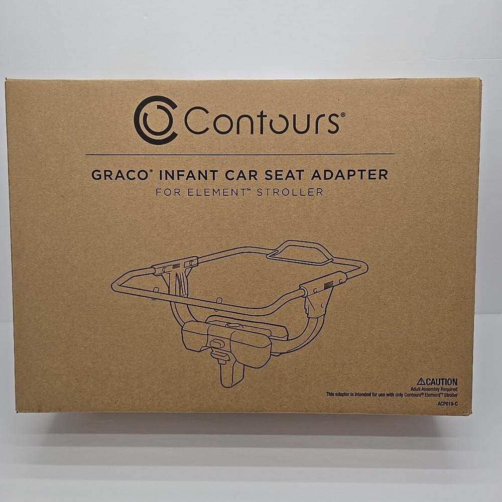Contours Graco V2 Infant Car Seat Adapter Black ZY032