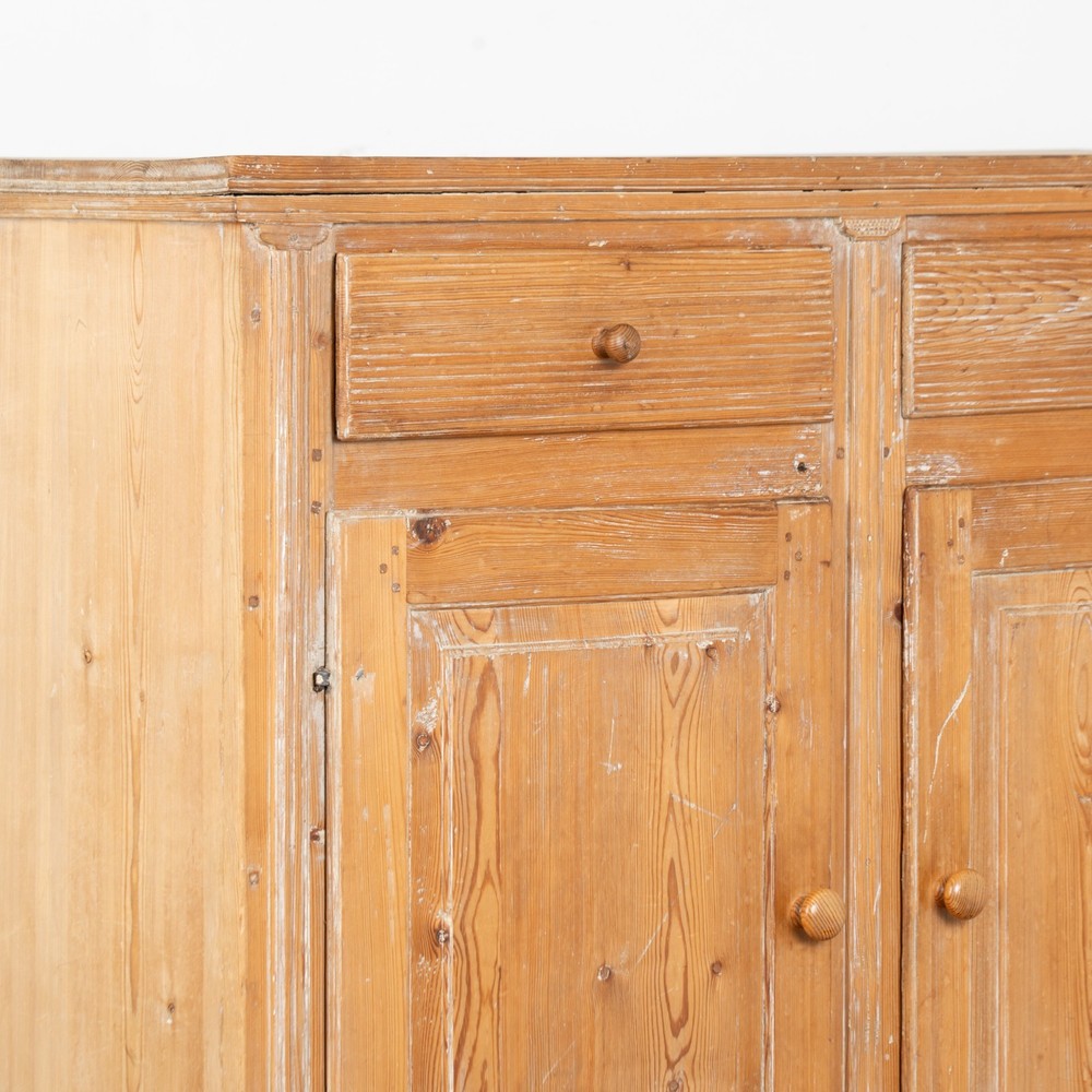 19th Century Swedish Pine Cabinet Sideboard