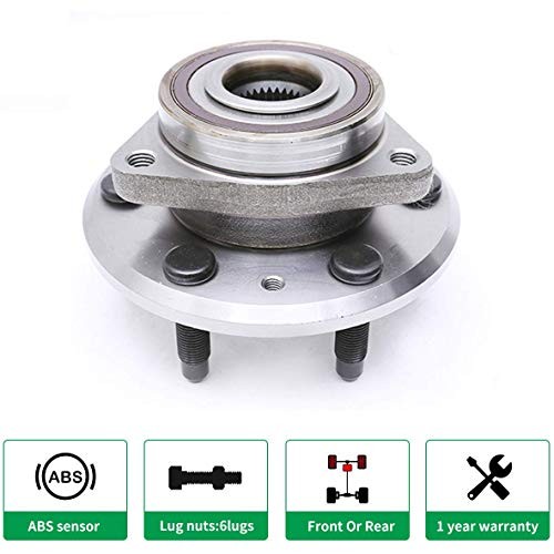 Hicks 513277 Front Or Rear Wheel Hub Bearing Assembly Compatible with 2008-2017