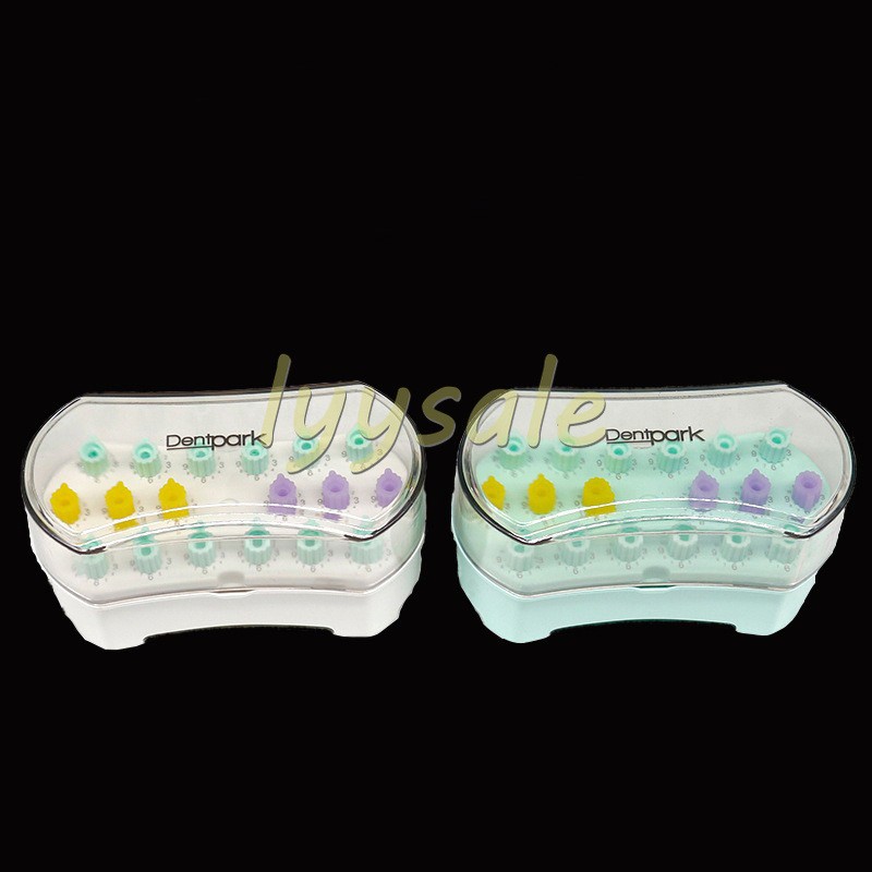 18Hole Root Canal File Counting Box Dental Sterilizer Endo File Block Holder