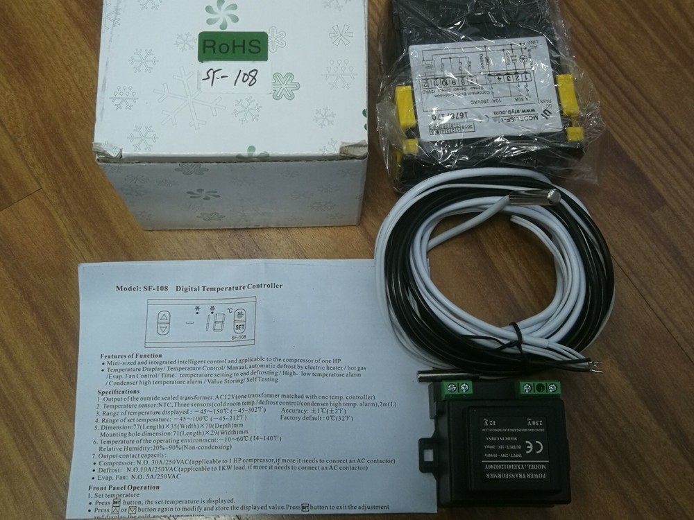 SHANGFANG SF-108 Digital Temperature Controller