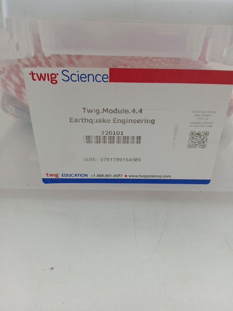 Twig Science Earthquake Engineering Module 4.4 STEM Classroom Supplies Kit Set