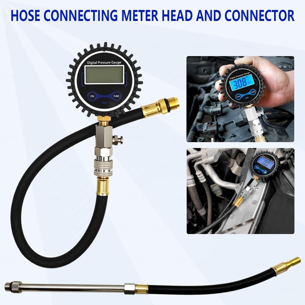 Digital Compression Tester 250 PSI - Precise Gauge for Gasoline Engines