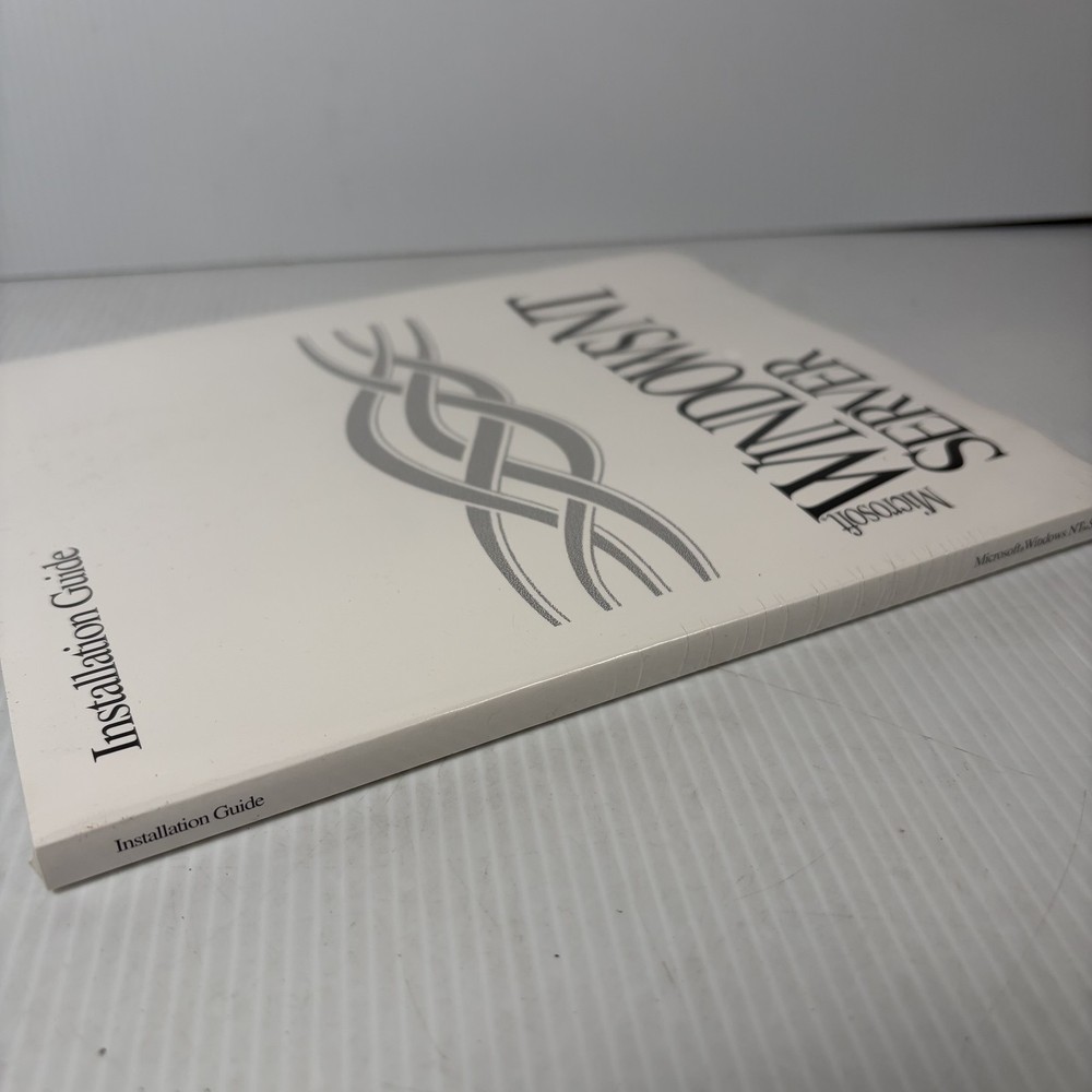 Microsoft Windows NT Server Installation Guide Manual Original Vintage Sealed