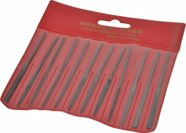 Value Collection 12 Pc 4" 2 Cut Swiss Pattern Needle File Set