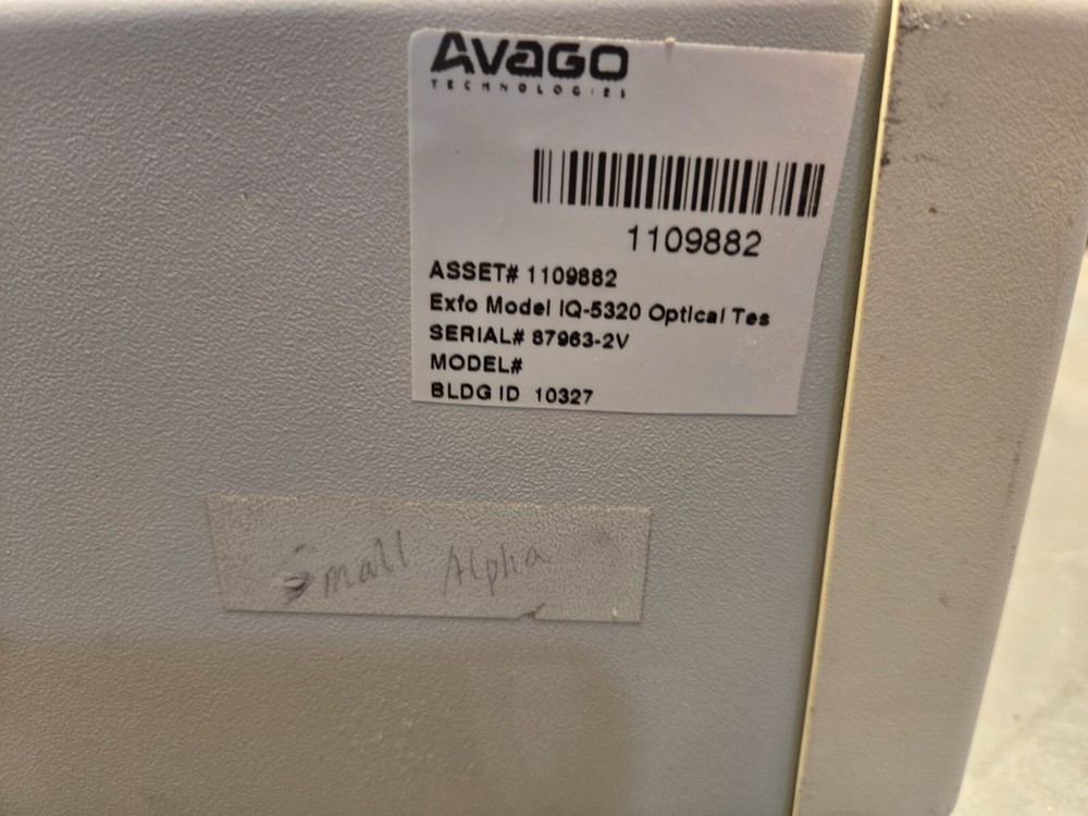 EXFO OPTICAL TEST IQ-203-A3N4 - Powers on