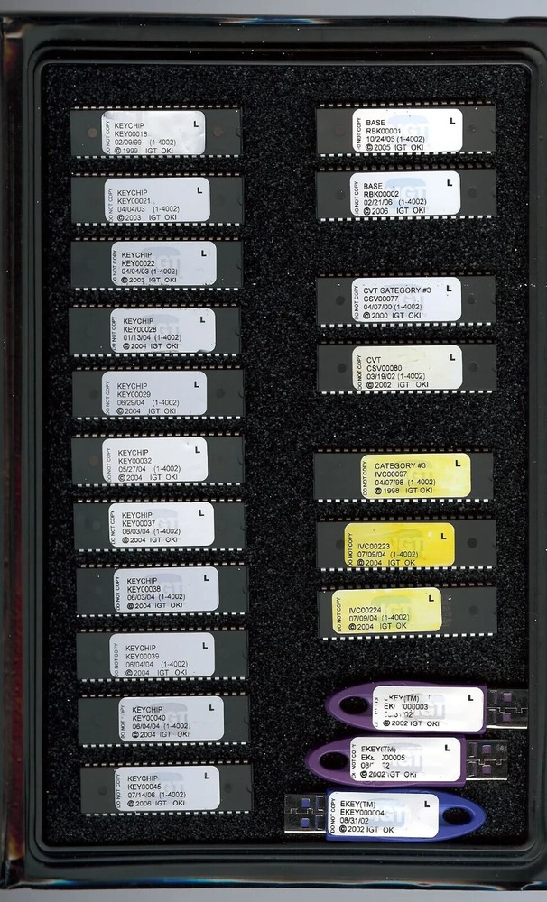 IGT S2000 Key Chip       (Please specify choice when ordering)