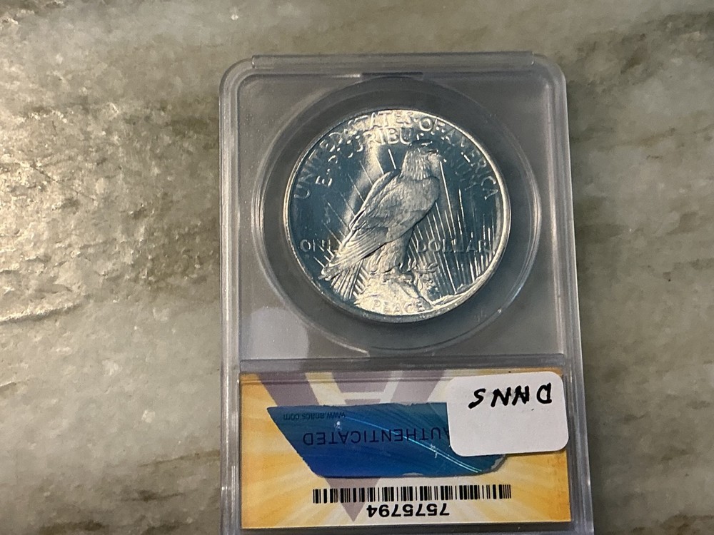 1923 Silver Peace Dollar MS64