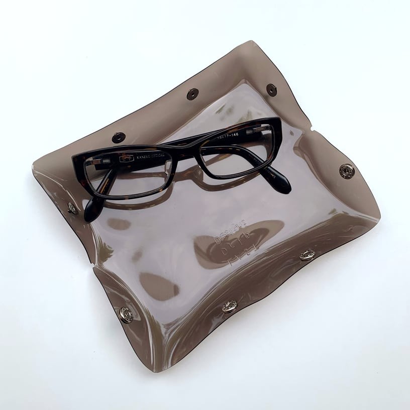 Clear Cube Glasses Case (11 Colors) Waterproof PVC