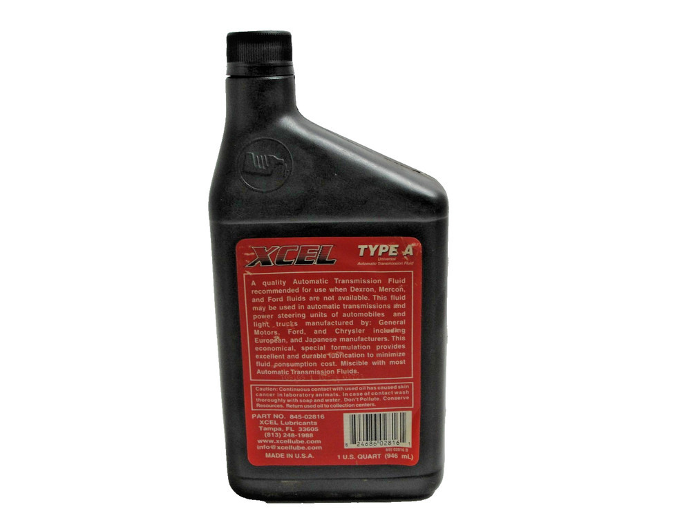 XCEL Type A Universal Automatic Transmission Fluid 1 U.S. Quart (946 mL)