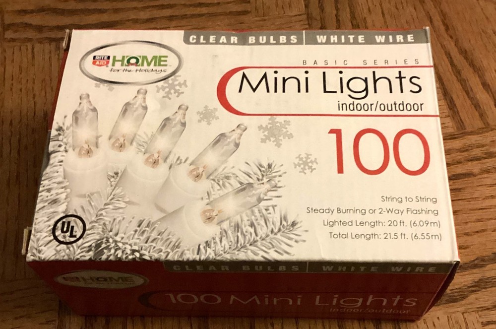 Rite Aid  100 Christmas  Mini Lights