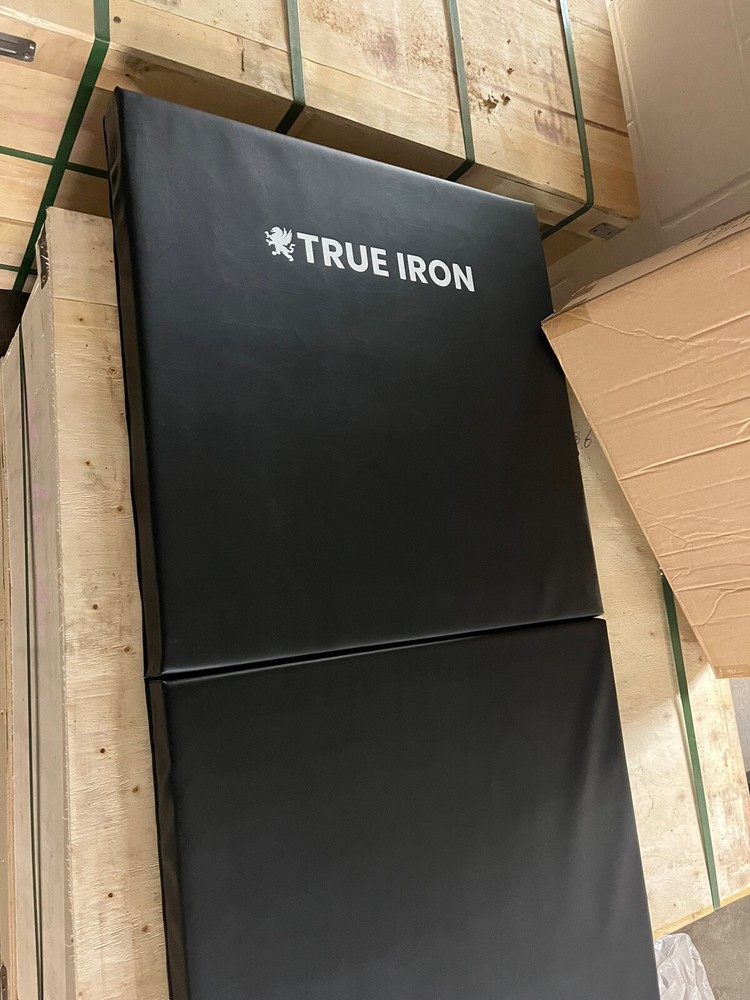 True Iron PU Leather Tri-Fold Gym Mat High Density!