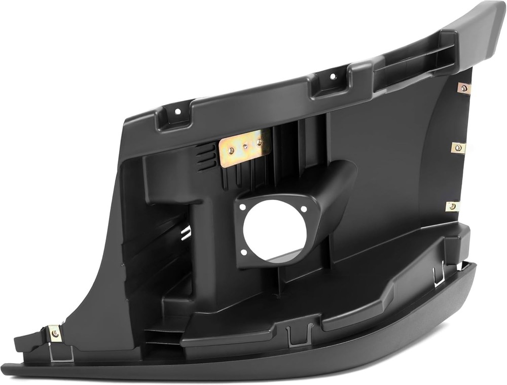 Front Bumper Reinforcement Plastic Black Compatible with Freightliner Cascadia