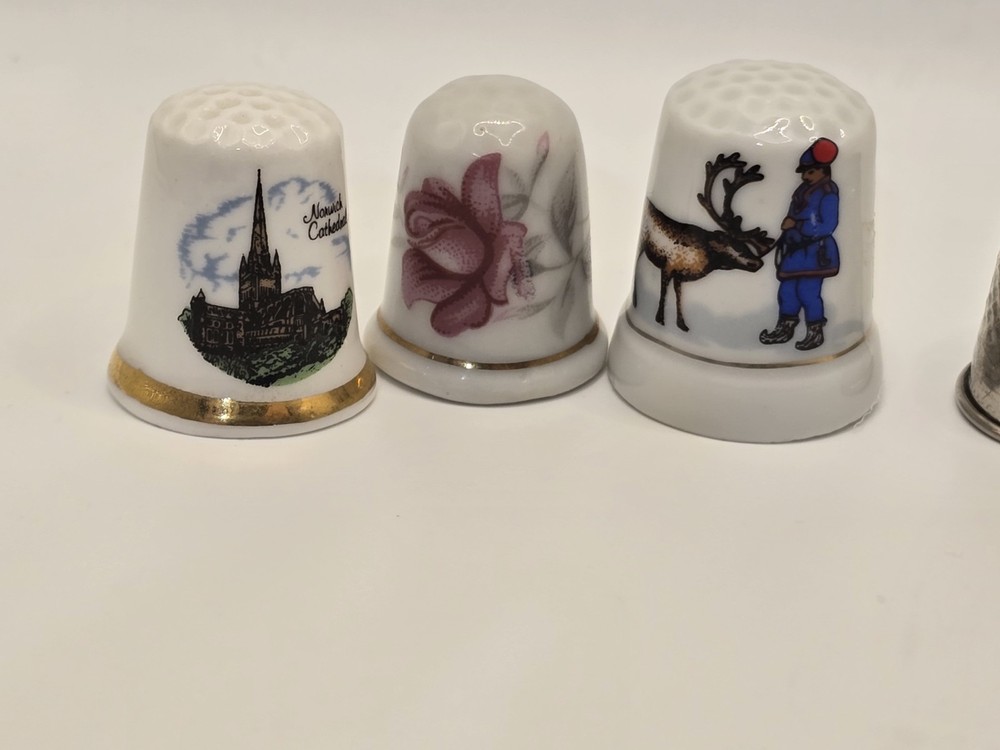 Lot Of 9 Thimbles