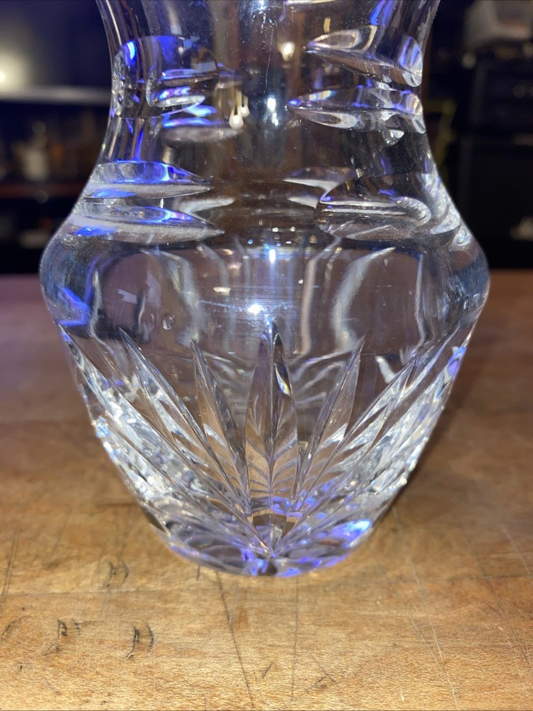 Lead Crystal Flared Vase 5 3/8" Tall