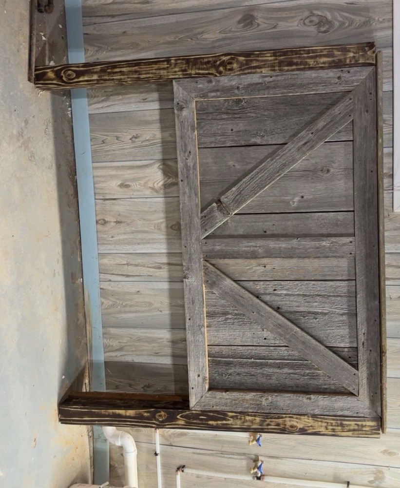 Rustic Barnwood Queen Sized Headboard